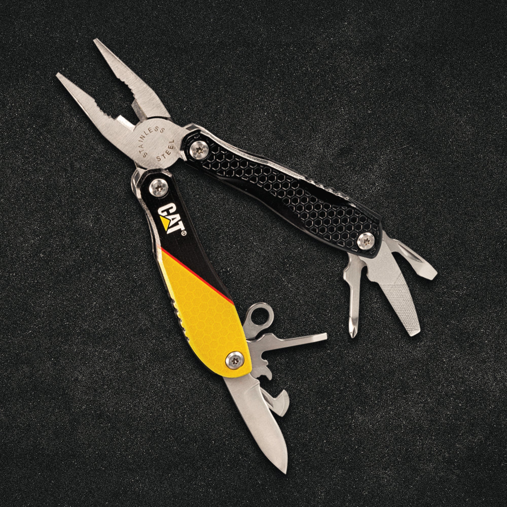 Cat Multi-Tool, Knife, and Keychain Tool Set 