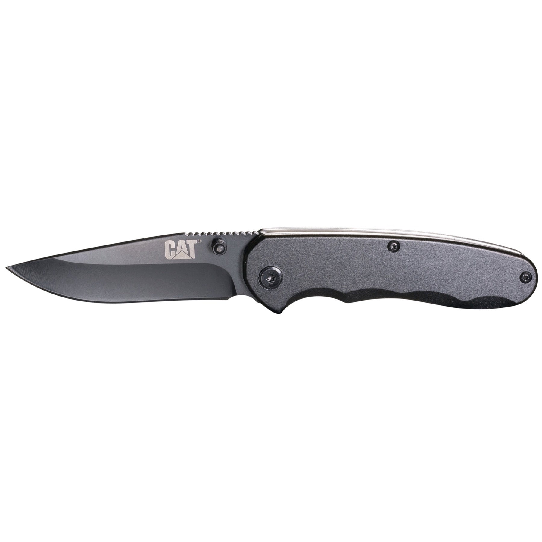 その他 CAT 7 Inch Drop Point Folding Knife – Cat Premium Products