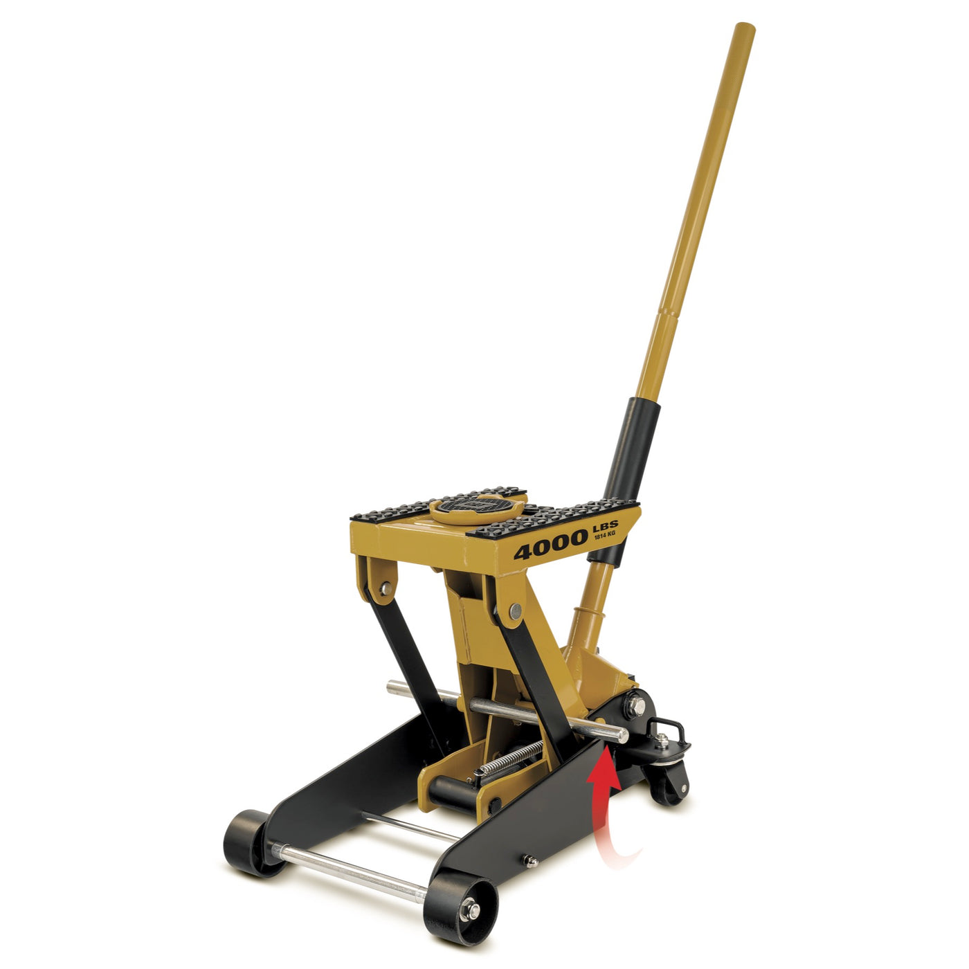 4000 Lb. 3-in-1 Garage Floor and ATV Jack with Tie-Down Straps