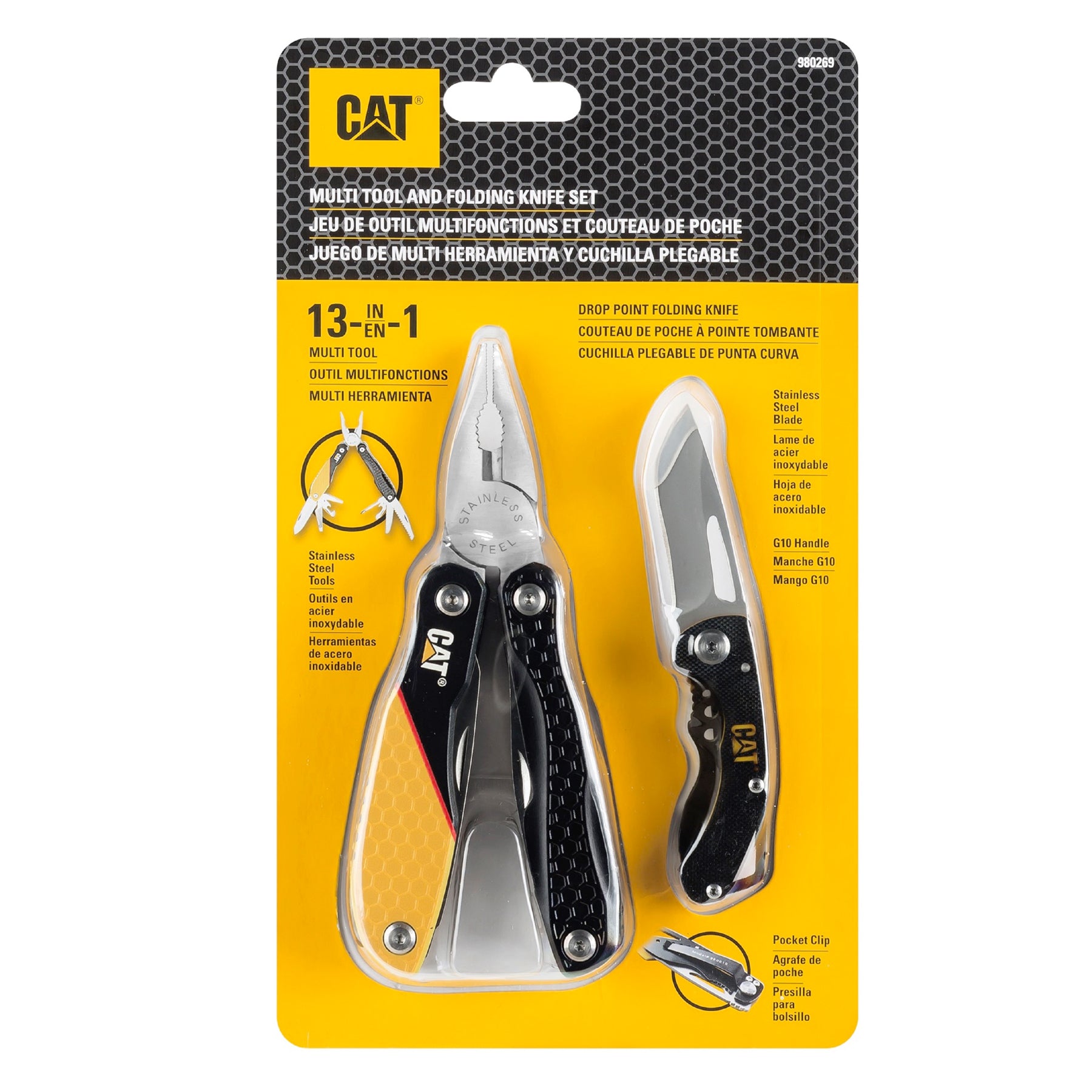 2 Piece Multi-Tool and Folding Knife Set – Cat Premium Products