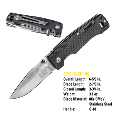 6-1/2 Inch Drop Point Folding Knife