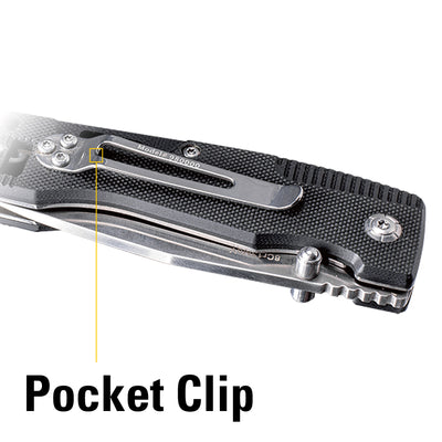 6-1/2 Inch Drop Point Folding Knife