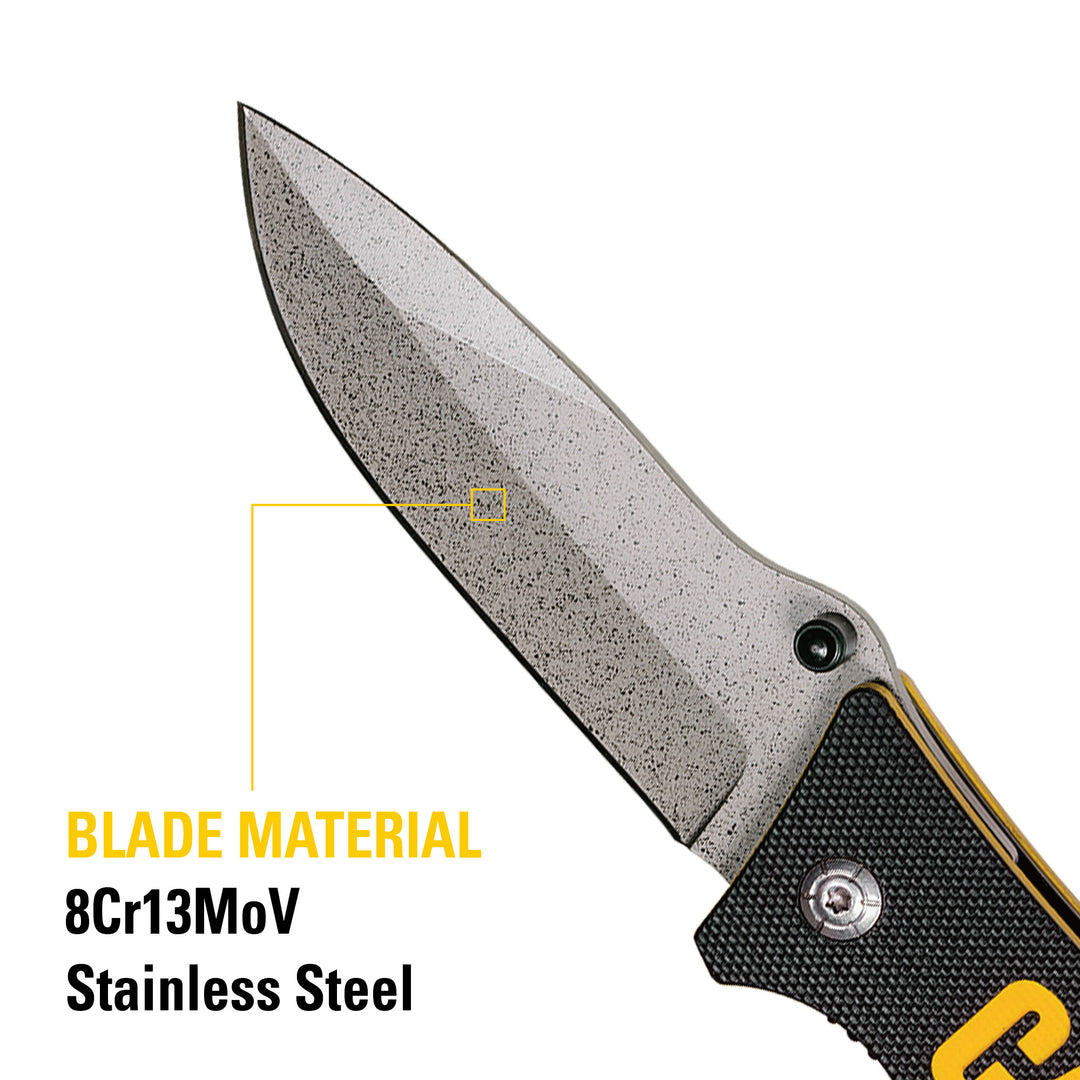 7-1/2 Inch Drop Point Folding Knife – Cat Premium Products