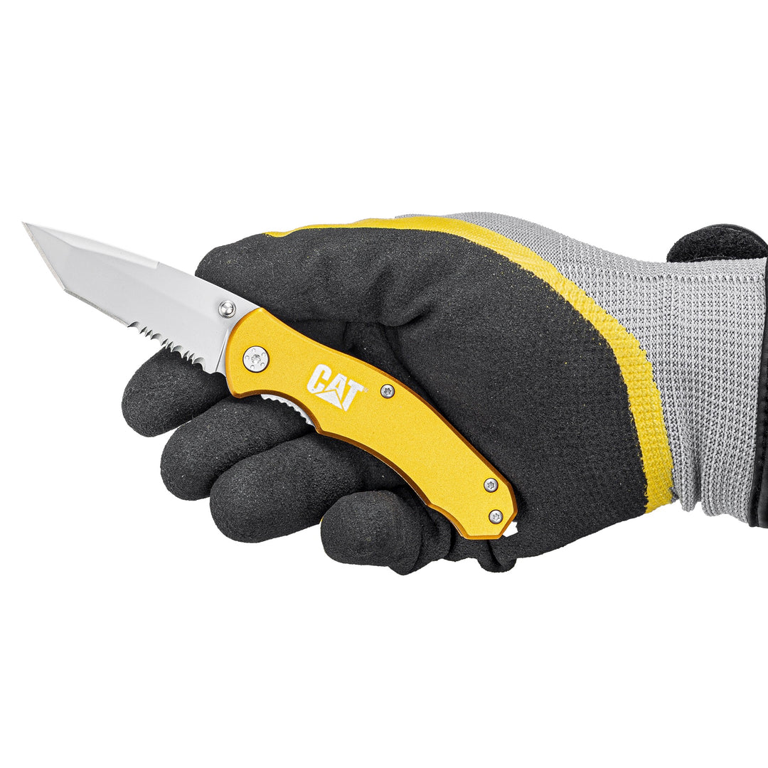 猫　30 6-5/8 Inch Folding Knife with Glass Break – Cat Premium Products