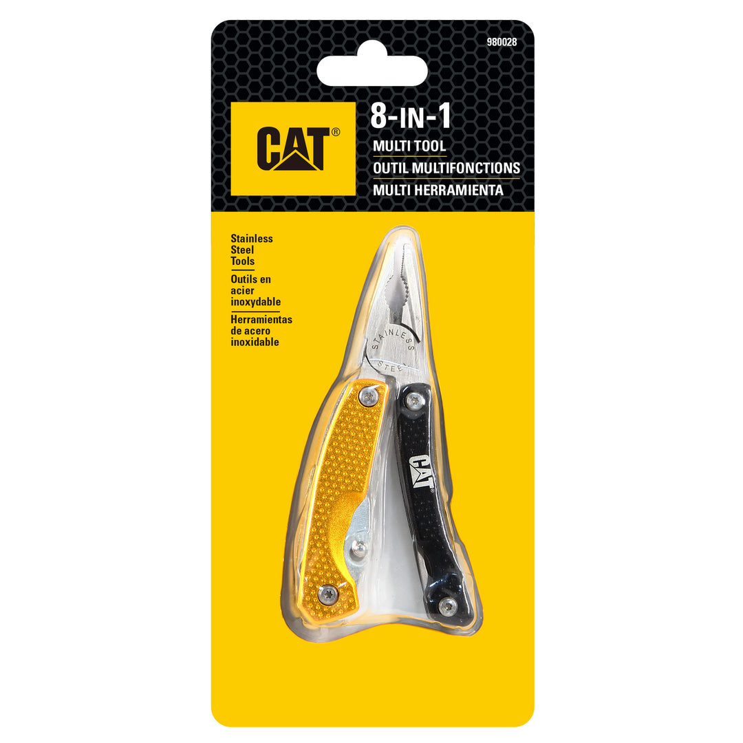 8-in-1 Black and Yellow Multi-Tool – Cat Premium Products