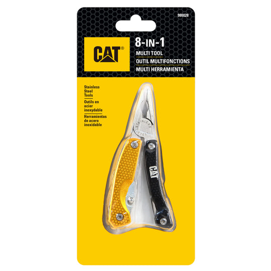 8-in-1 Black and Yellow Multi-Tool – Cat Premium Products