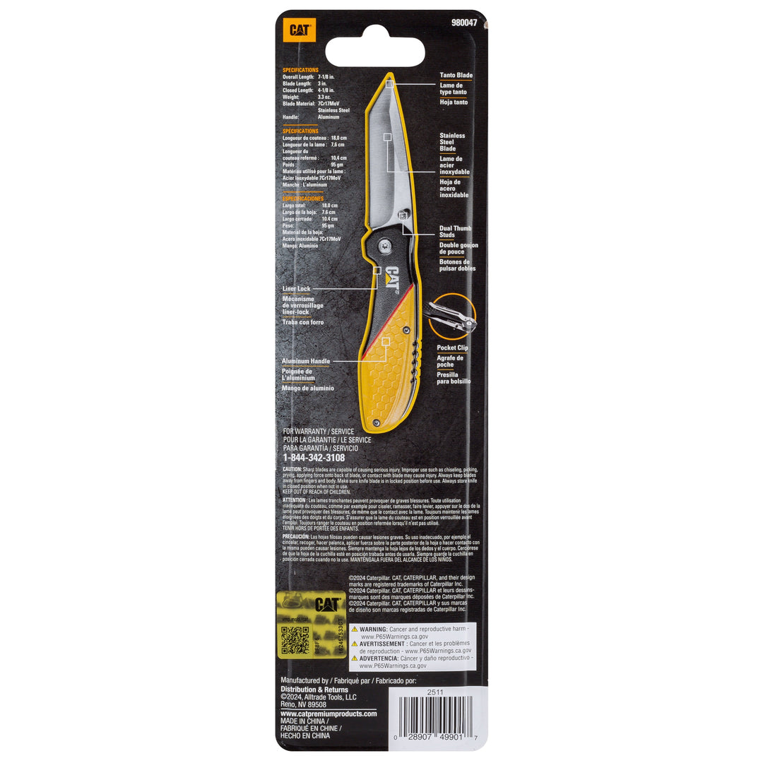 7 Inch Drop Point Folding Knife – Cat Premium Products