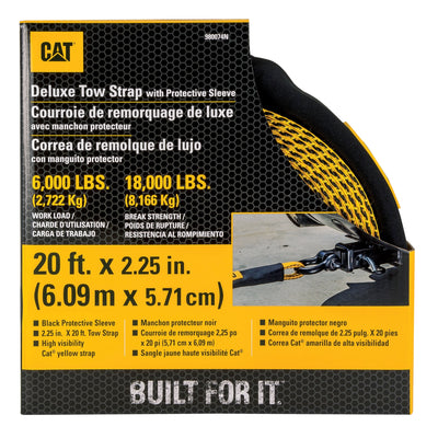 Deluxe Tow Strap - 20 Feet x 2-1/4 Inches (6000/18000)