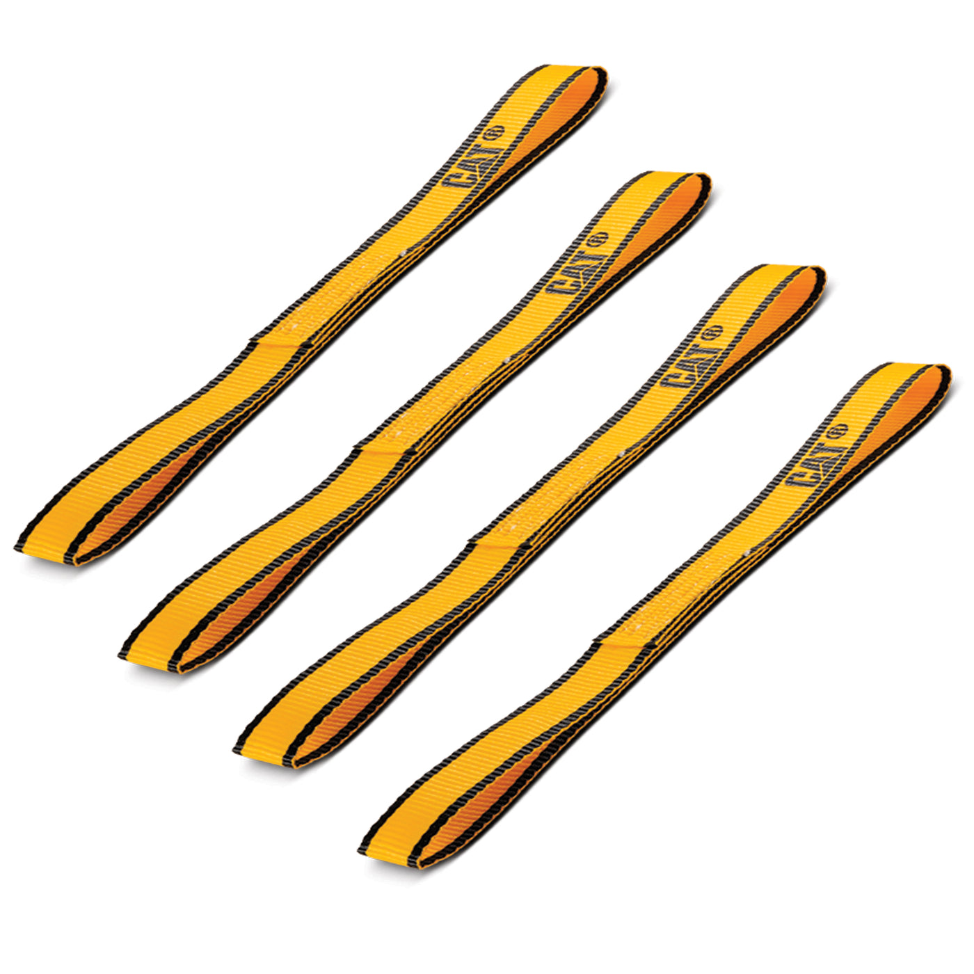 4 Piece Yellow/Black Soft Hook Set - 12 Inches x 1 Inch (1000/3000)