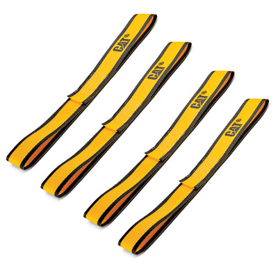 4 Piece Yellow/Black Soft Hook Set - 12 Inches x 1-1/2 Inches (1000/3000)
