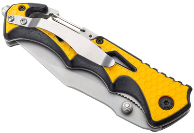 7 3/4 Inch Pocket Knife  With Glass Break