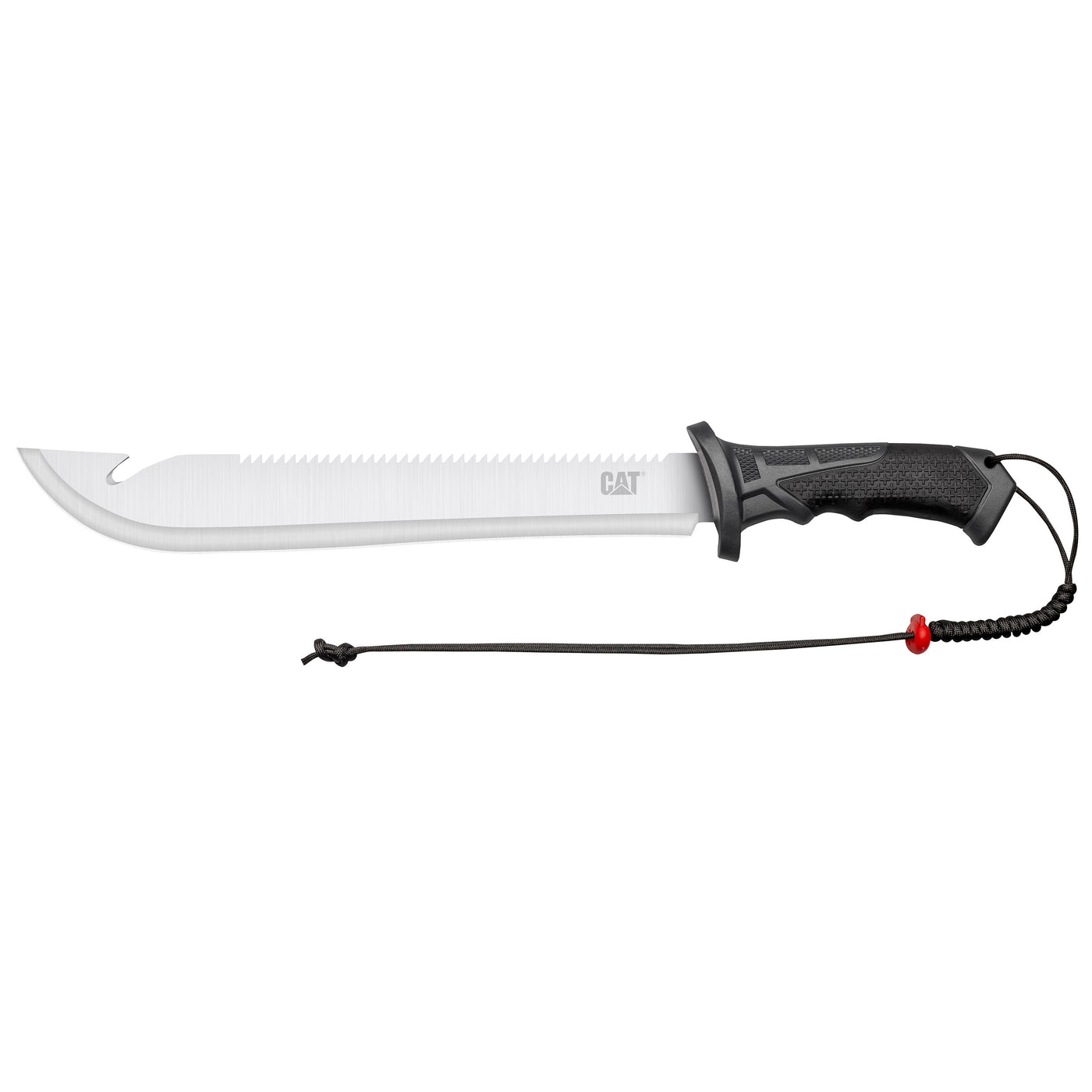 19" Straight Machete / Saw With Sheath & Shoulder Strap