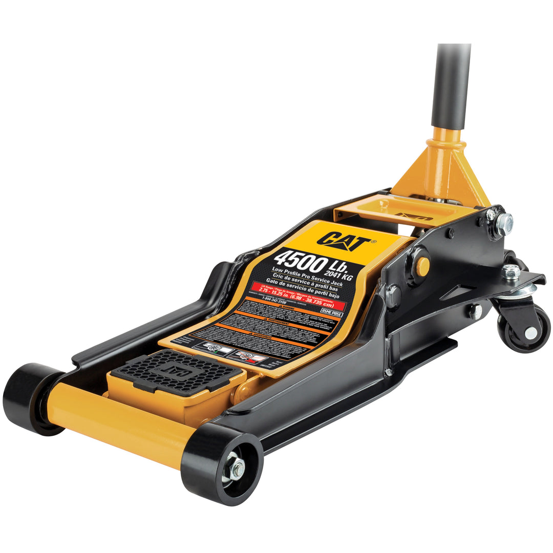 family cats　0728 4500lbs Extra Low-Profile Floor Jack (Cat) – Cat Premium Products