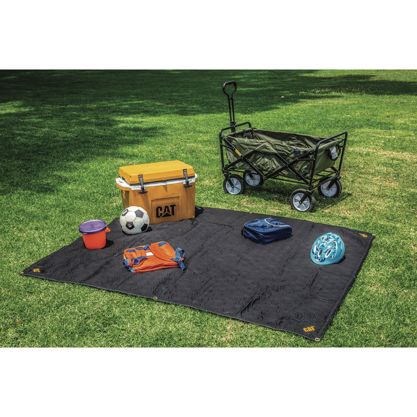 1 Pack 72 Inch x 80 Inch Water-Resistant Woven Utility Blanket