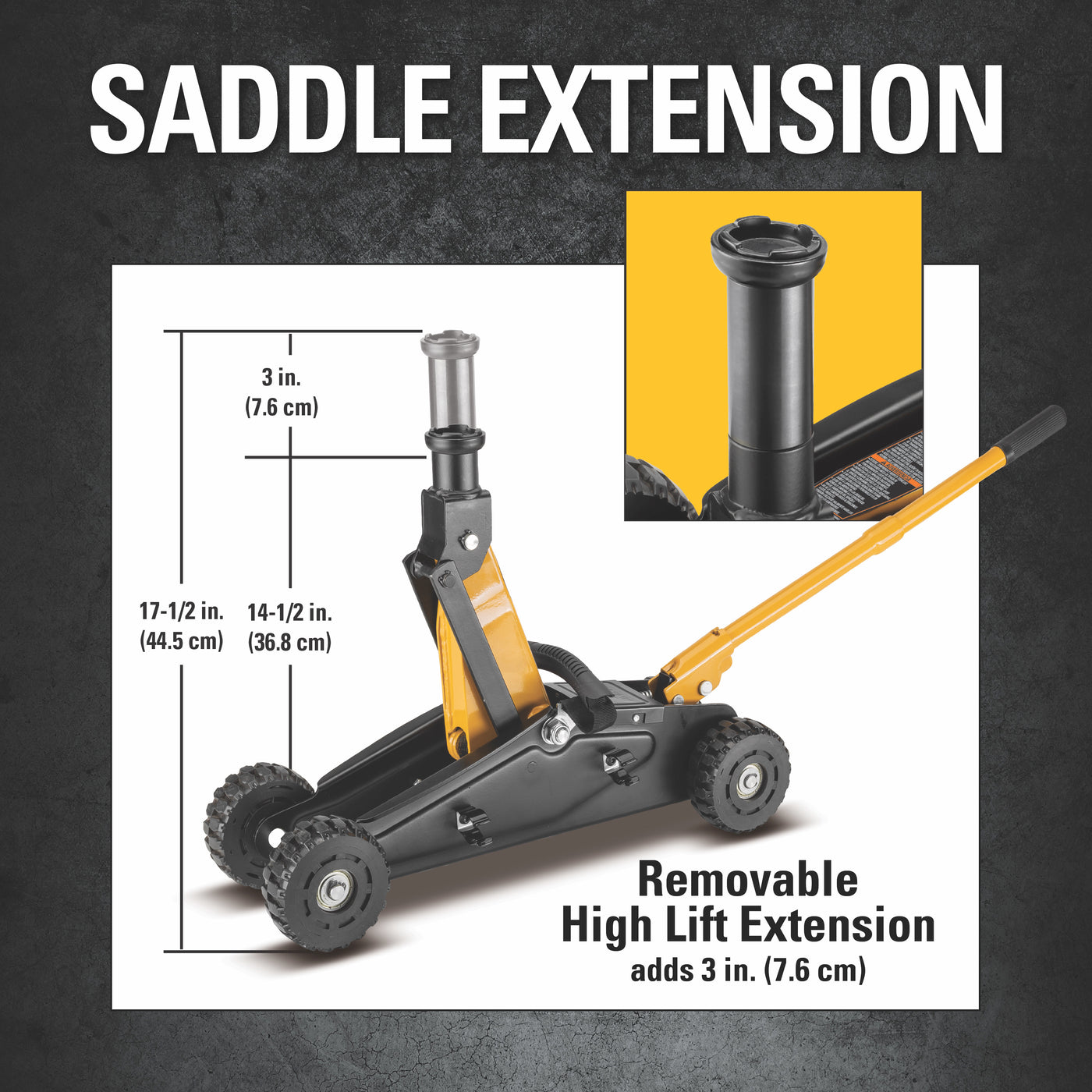 2 Ton "Wheelie" Off-Road Trolley Jack