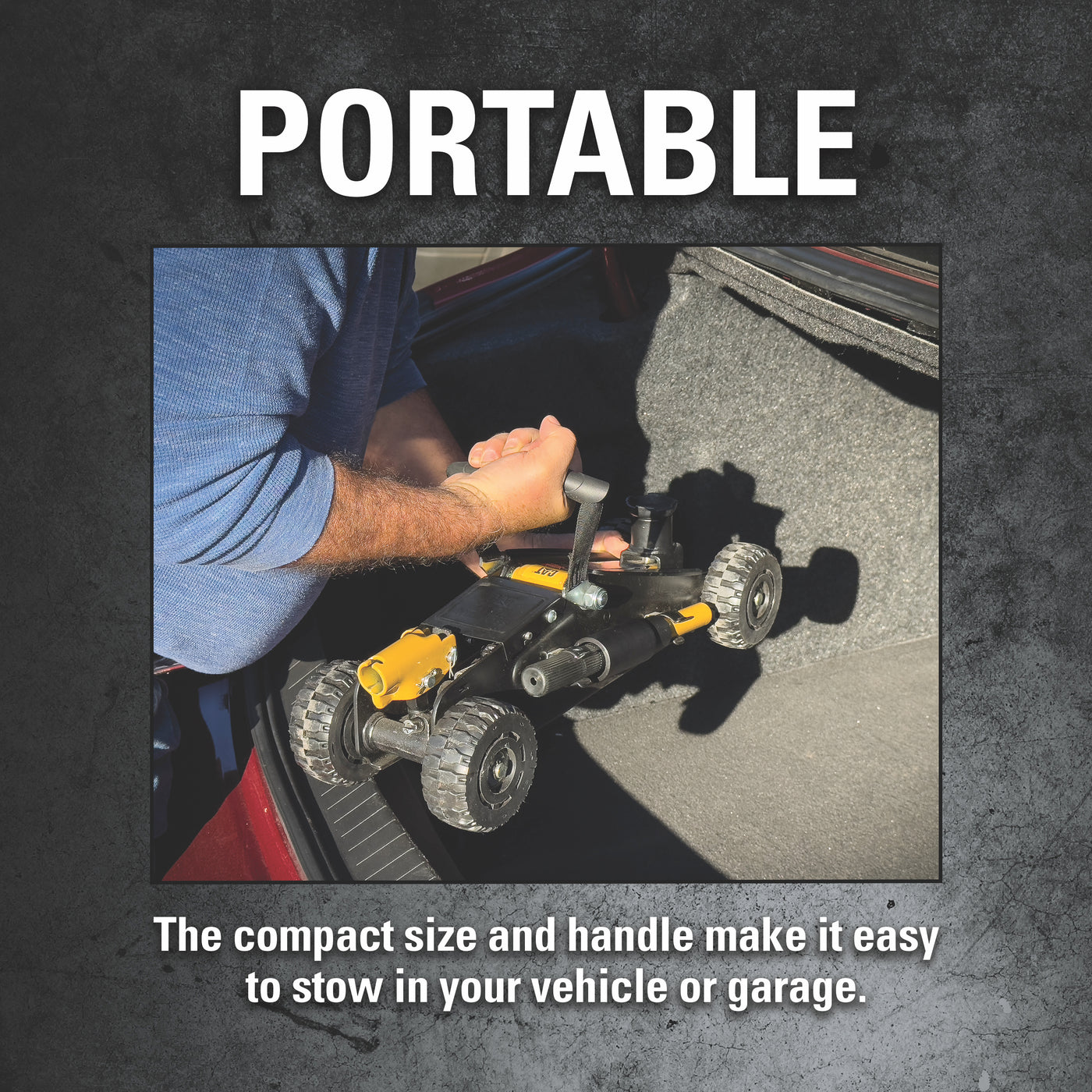 2 Ton "Wheelie" Off-Road Trolley Jack