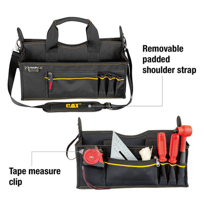 17 in. Tech Tool Tote with Storage Cases