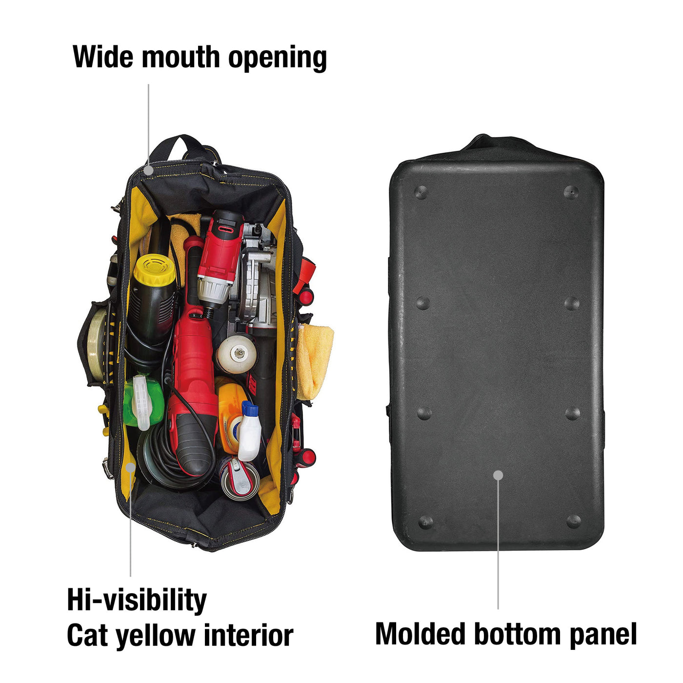 20 in. Tech Wide-Mouth Tool Bag