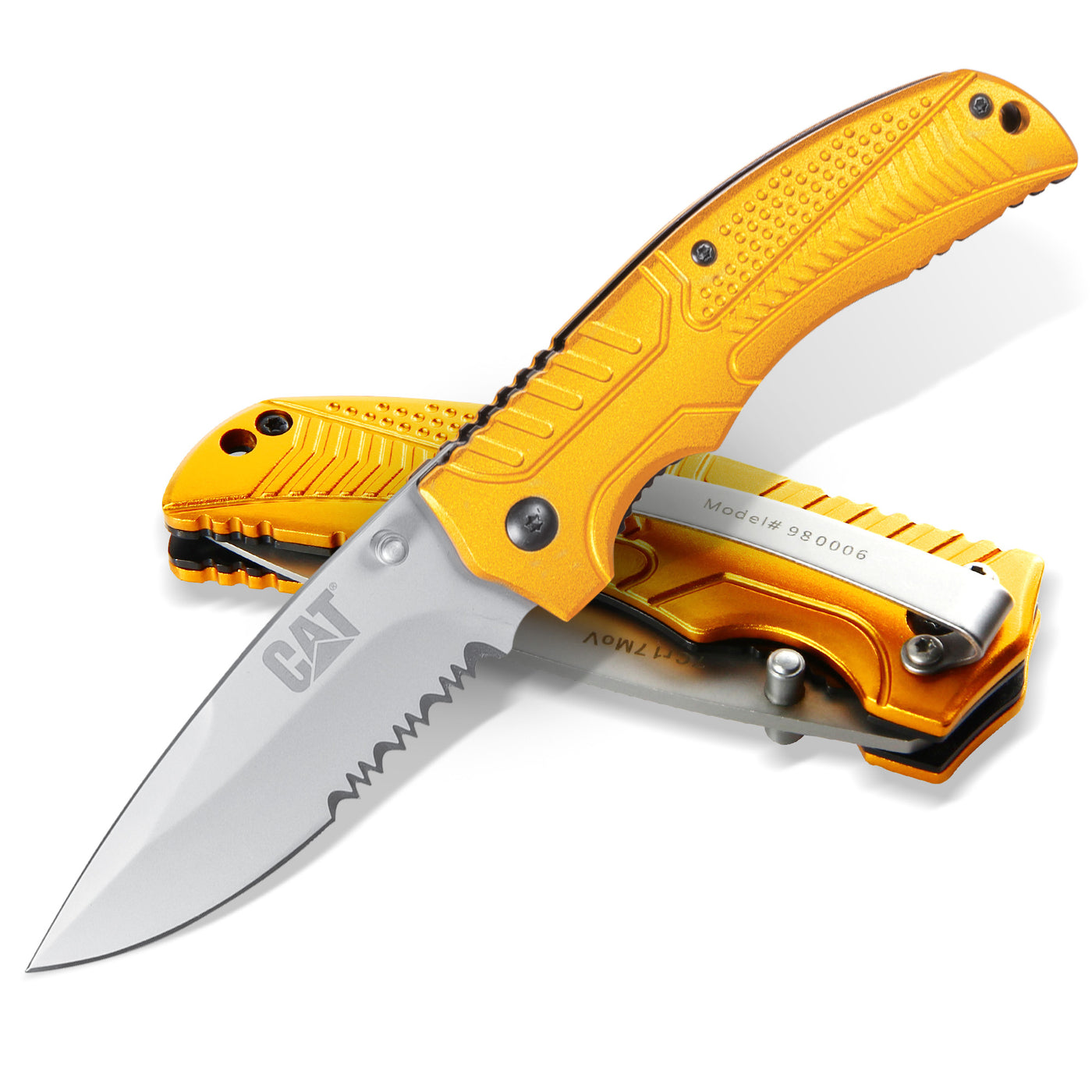 8 in. Drop-Point Serrated Folding Knife