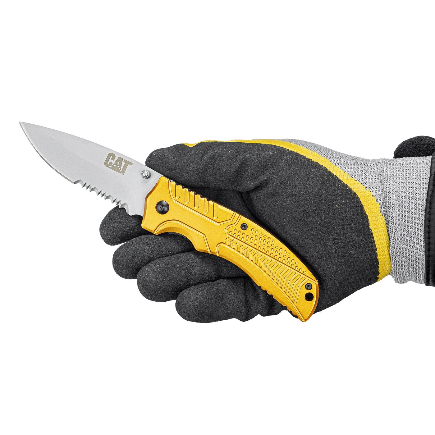 8 in. Drop-Point Serrated Folding Knife