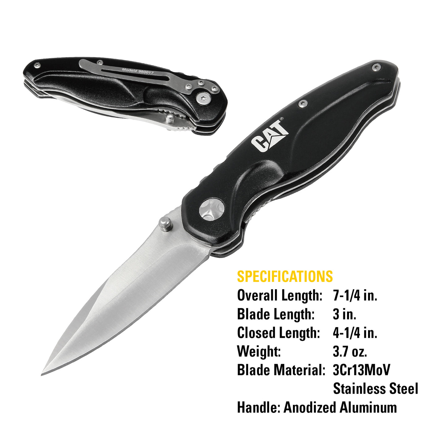 7 in. Drop-Point Folding Knife