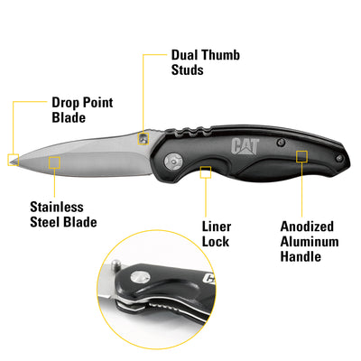 7 in. Drop-Point Folding Knife