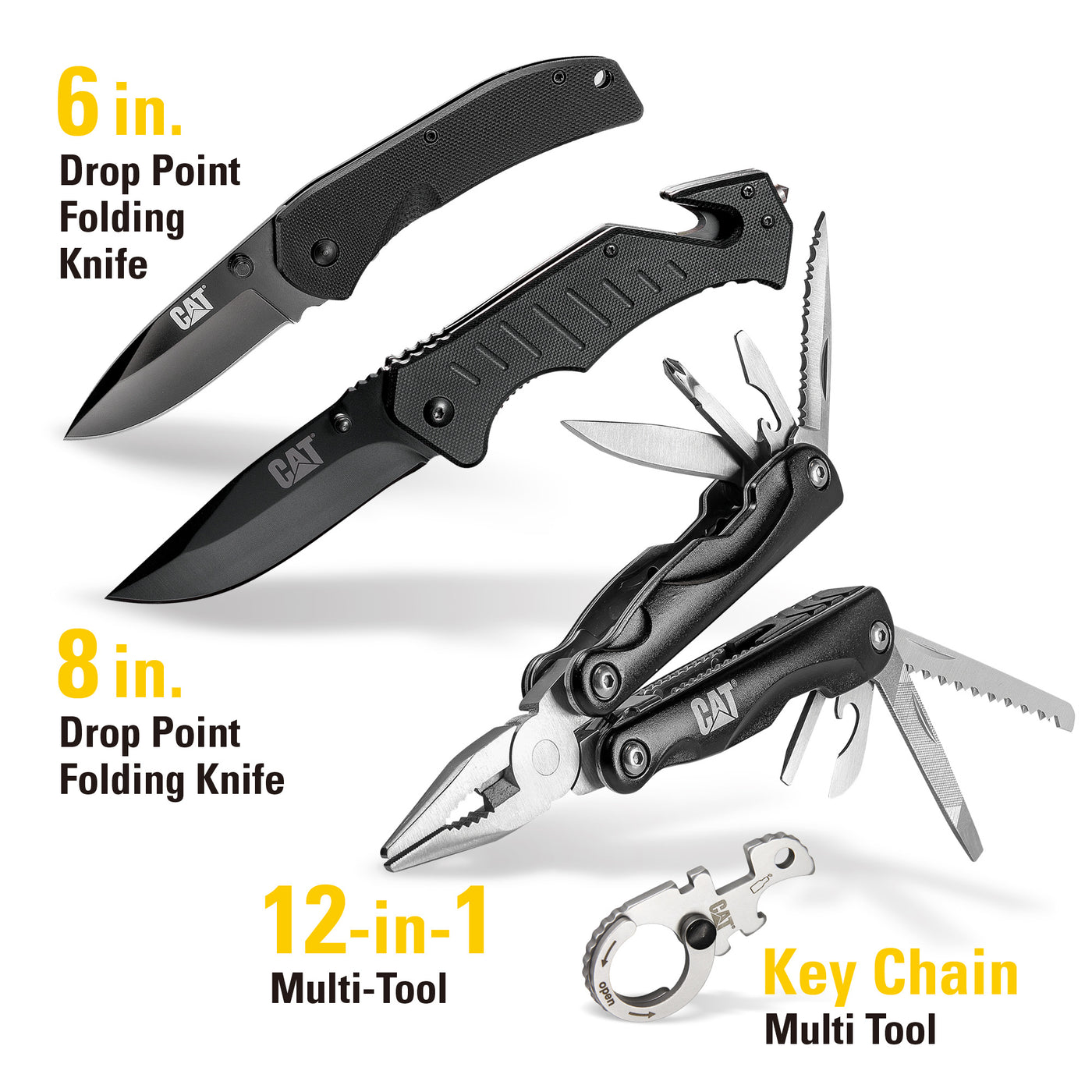 4 Piece Multi Tool and Knife Set