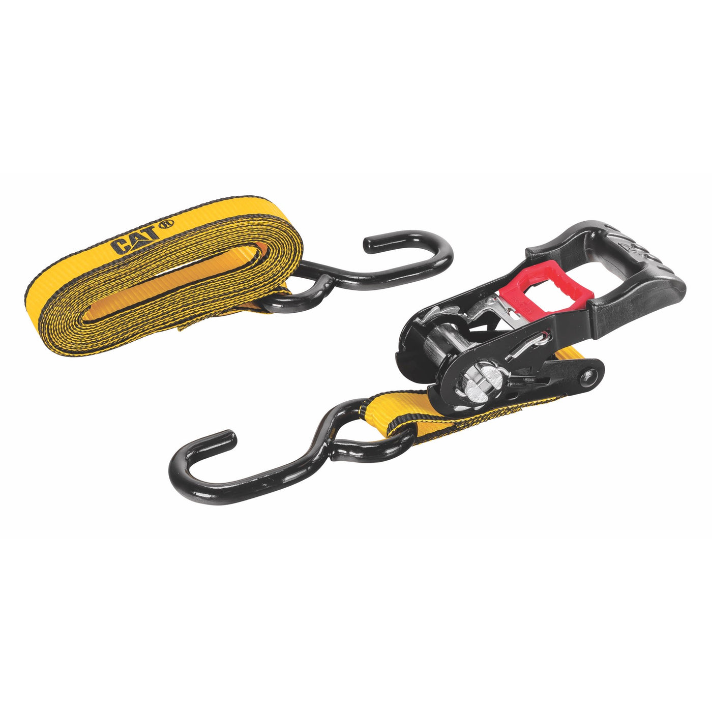 2 Piece Ratchet Tie Down Set - 12 Feet x 1 Inch (600/1800)