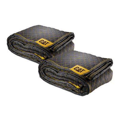 2 Pack - Premium Woven Utility Padded Moving Blankets 80 in. x 72 in.