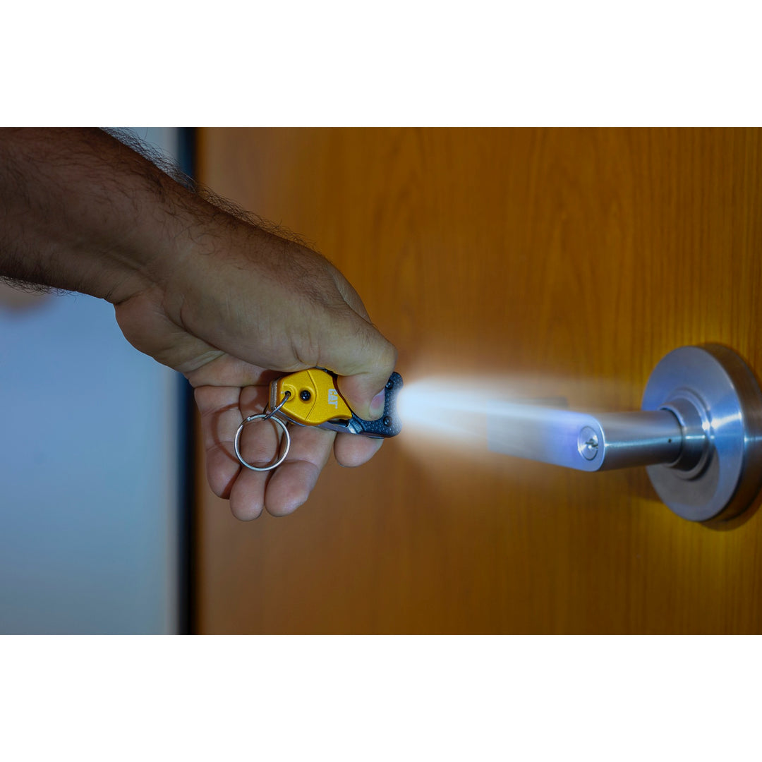 小物 construct key chain multi-yellow Komatsu Keychain - Durable & Versatile Excavator Accessory